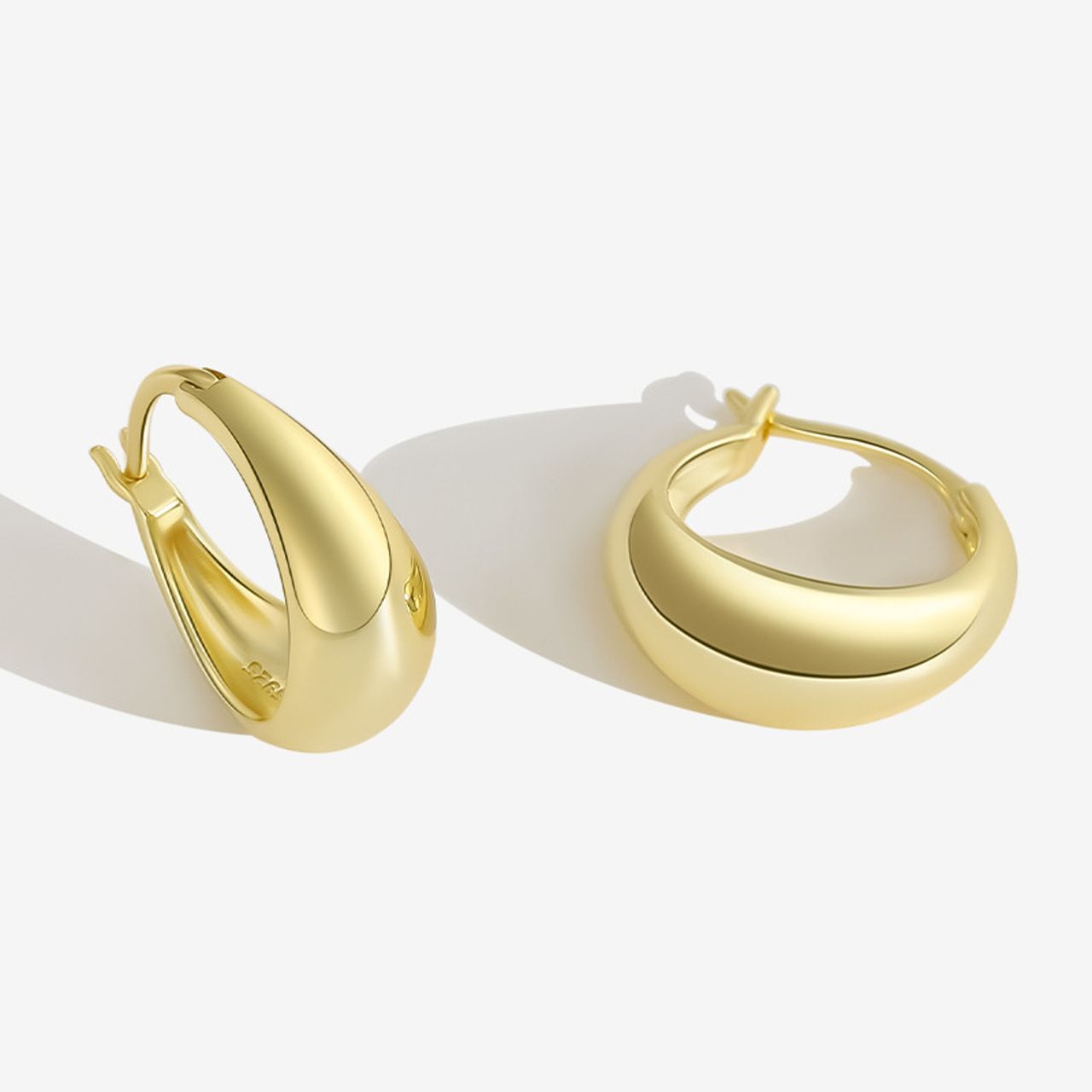 18K Gold Plated Hoop Earring